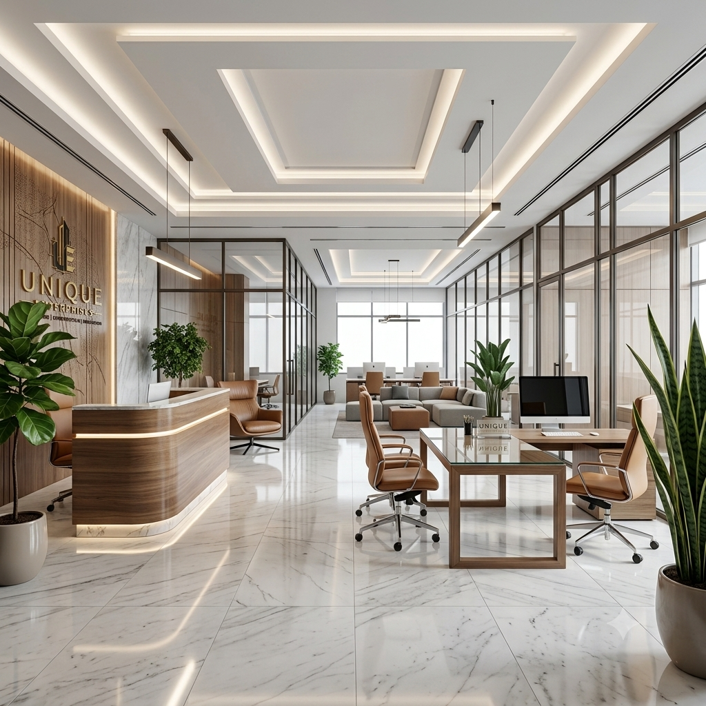 Commercial office interior fit-out project