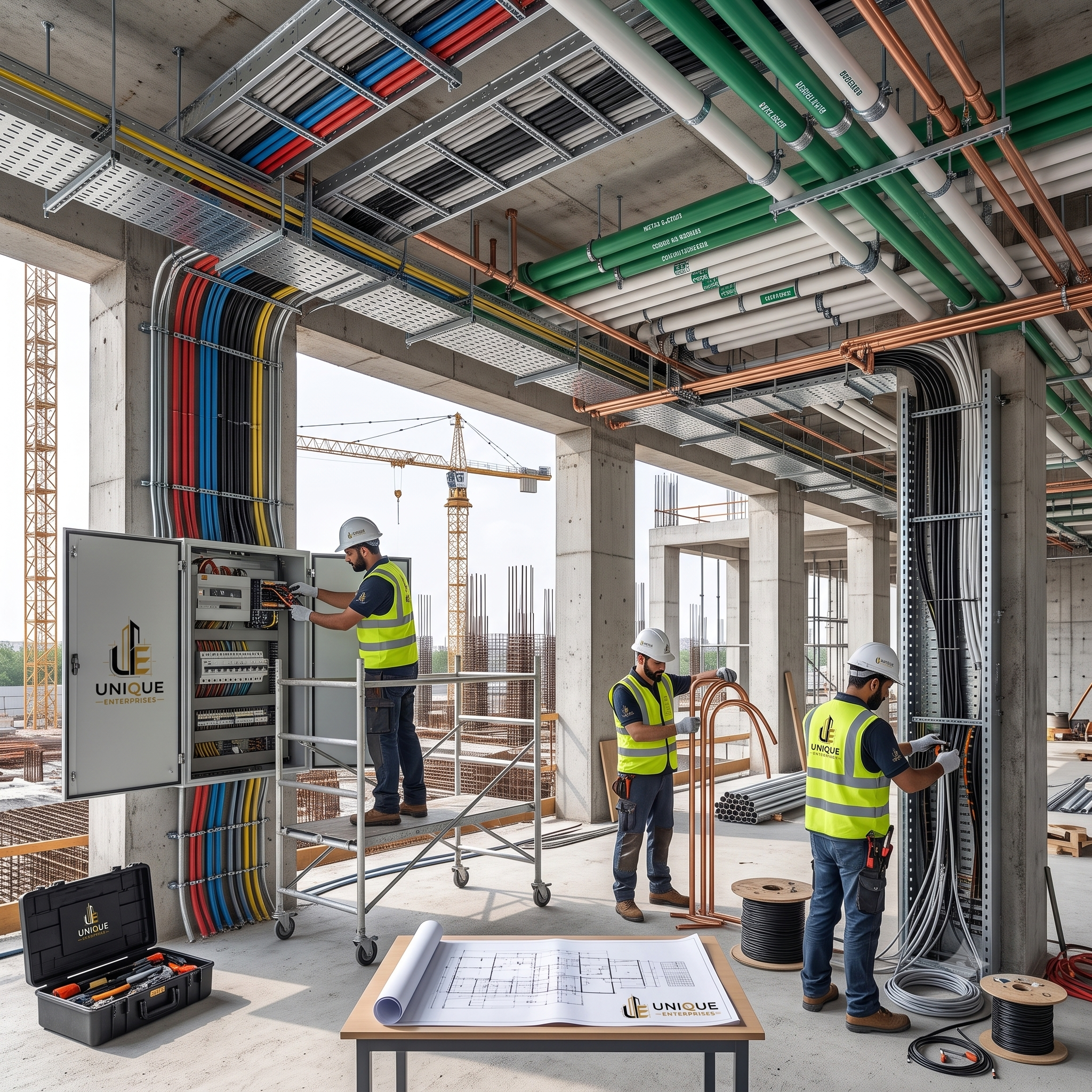 Plumbing and electrical