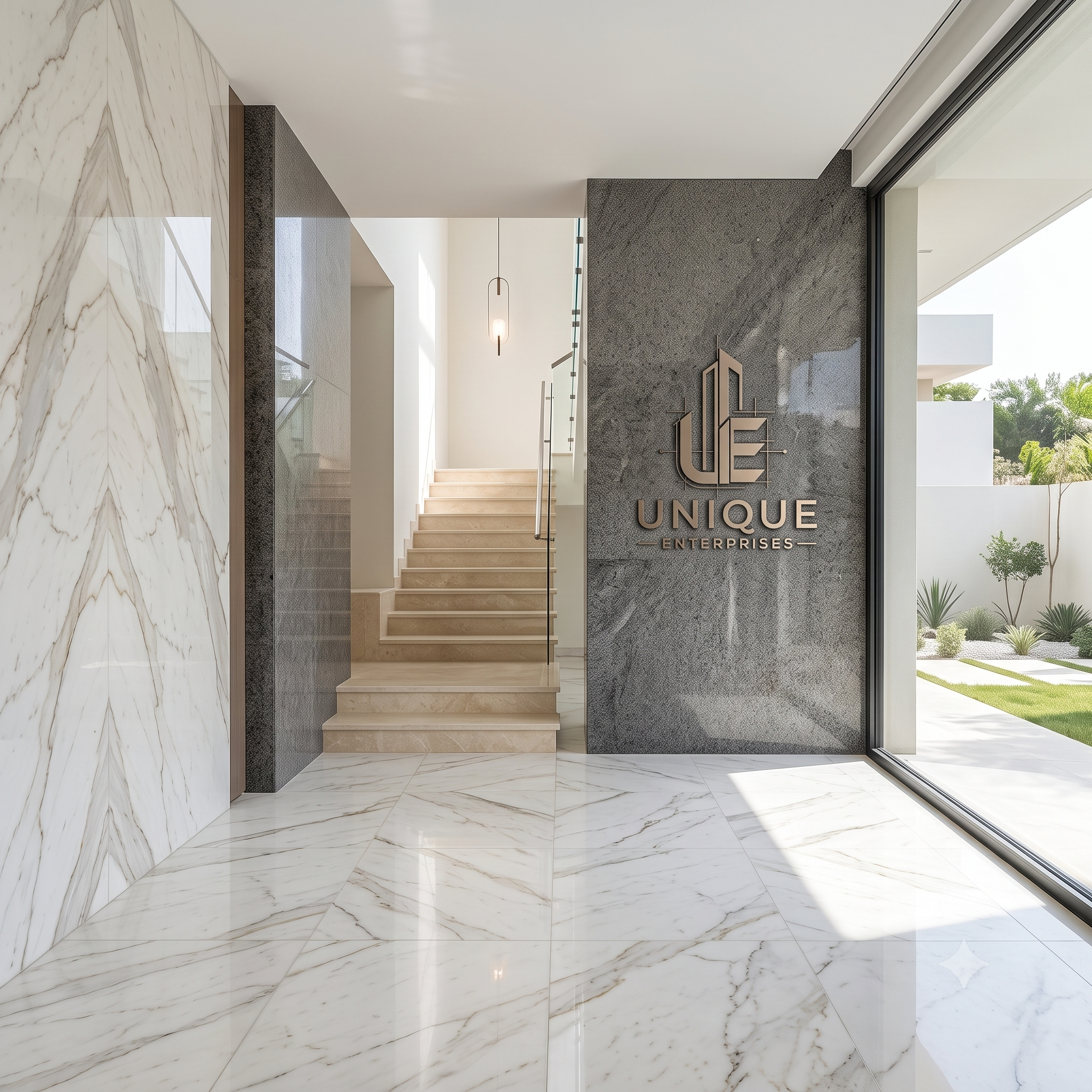 Tiling and marble